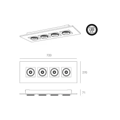 Milan Marc LED Deckenstrahler