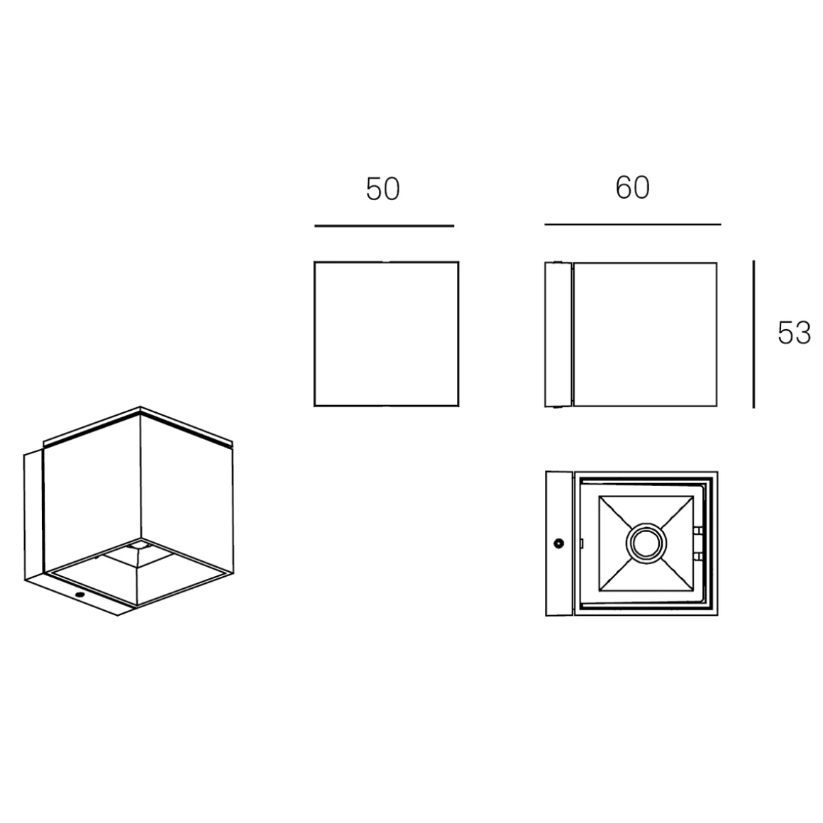 Milan Mini Dau LED Wandleuchte