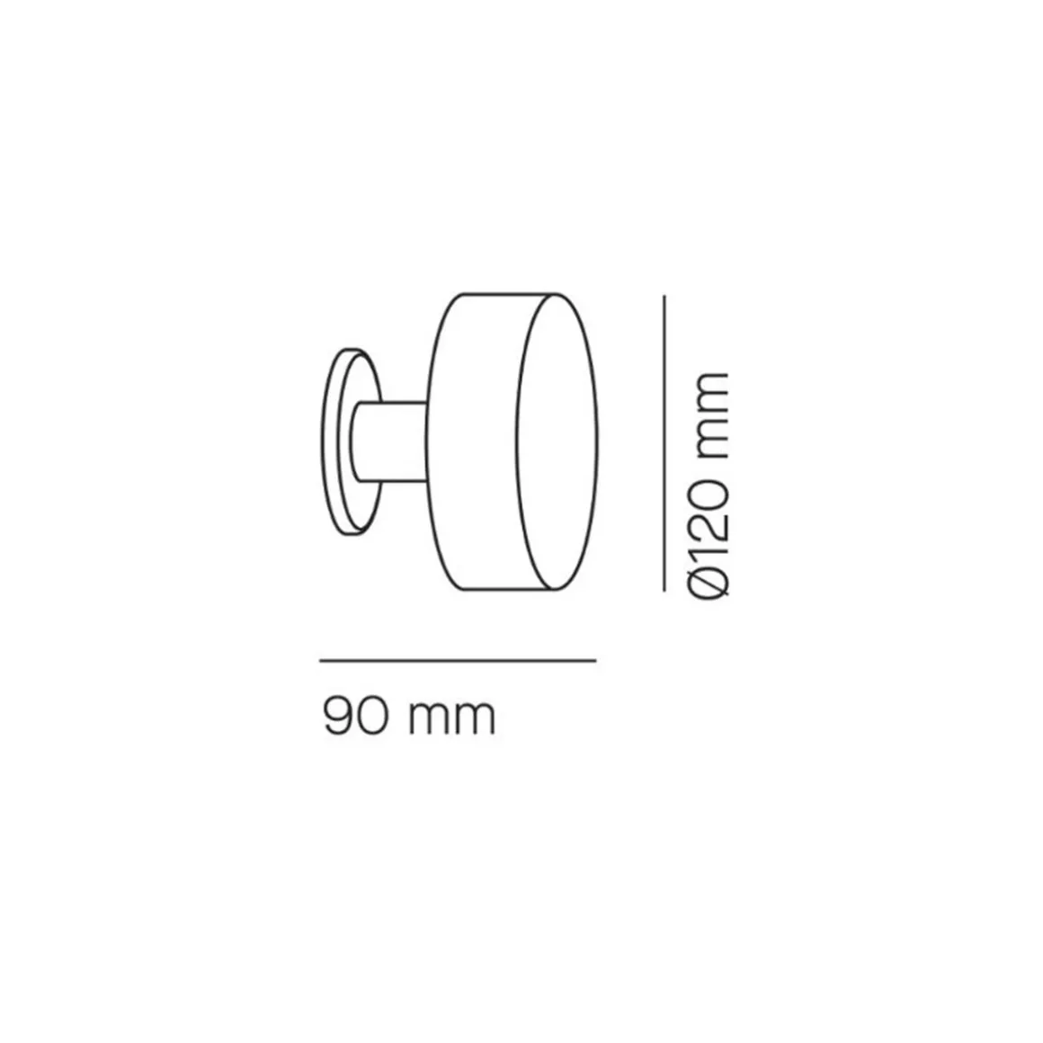 Milan Peak LED Wandleuchte