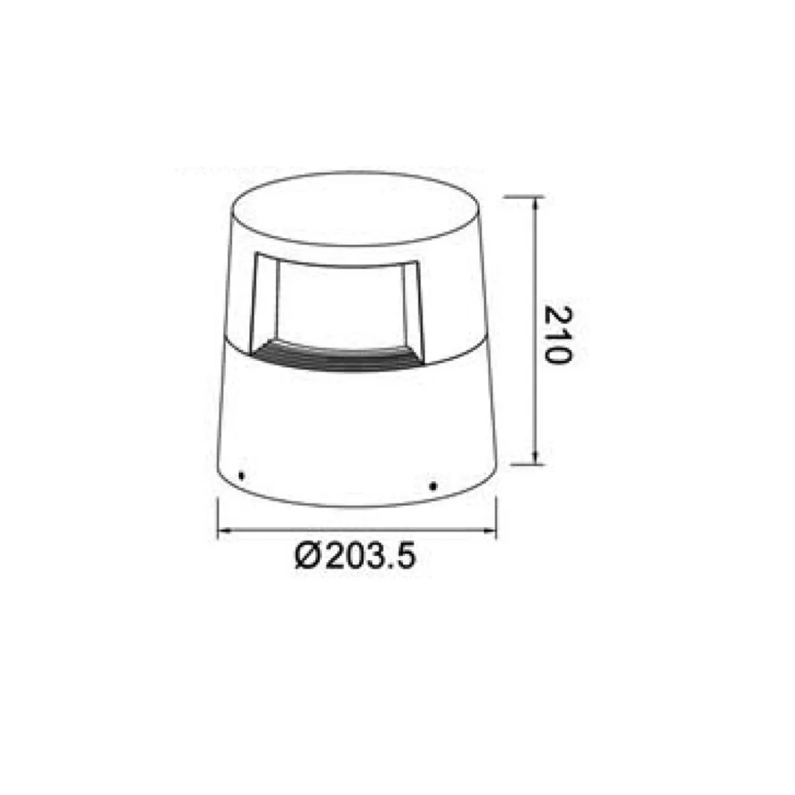 Mobilux Mini LED Pollerleuchte, B-Ware