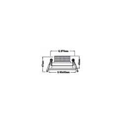 Mobilux MOBiDIM COB Classic Q 9 W LED Einbaustrahler