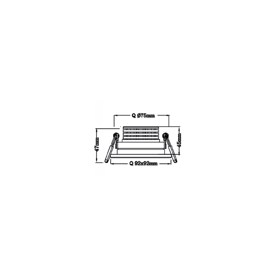 Mobilux MOBiDIM COB Classic Q 9 W LED Einbaustrahler