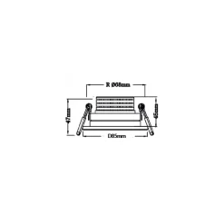 Mobilux MOBiDIM COB Classic R 9 W LED Einbaustrahler
