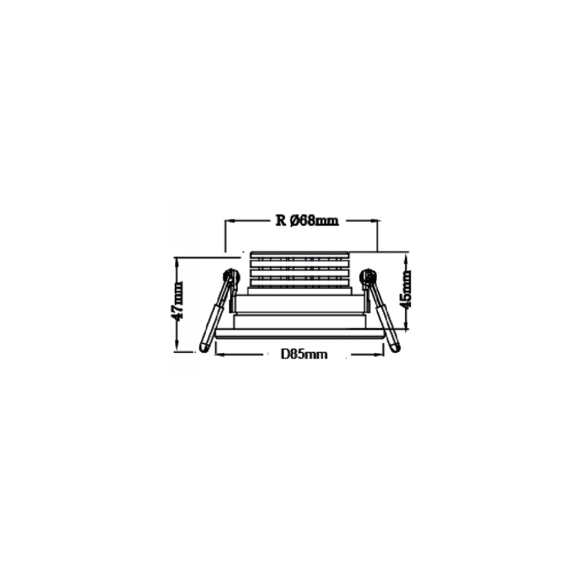 Mobilux MOBiDIM COB Classic R 9 W LED Einbaustrahler