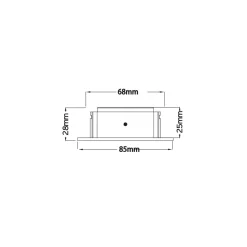 Mobilux MOBiDIM COB Slim R 9 W LED Einbaustrahler