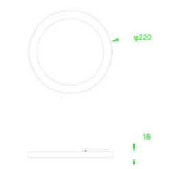 Mobilux MULTILED Panel 220 R, Sensor