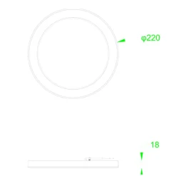 Mobilux MULTILED Panel, dimmbar