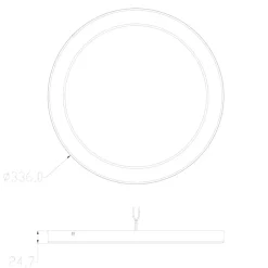 Mobilux MULTILED Panel, dimmbar
