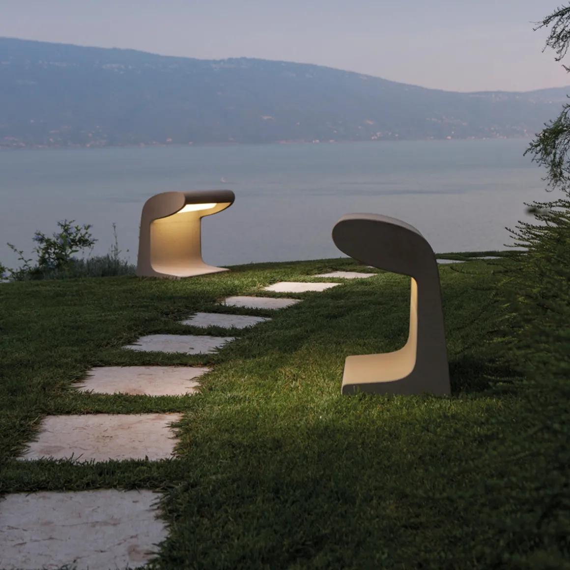 Nemo Borne Beton Grande LED Terra Outdoor IP44