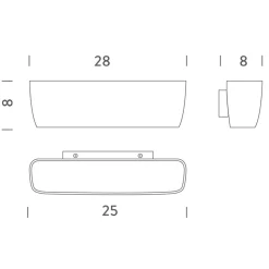 Nemo Flaca LED Parete, Rückläufer