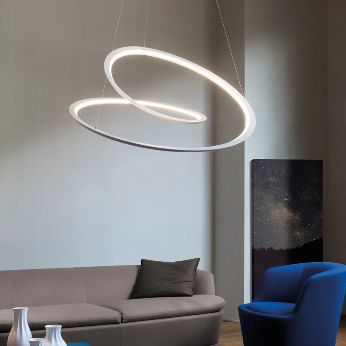 Nemo Kepler LED Sospensione Uplight