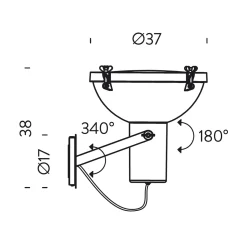 Nemo Projecteur 365 Parete / Soffitto