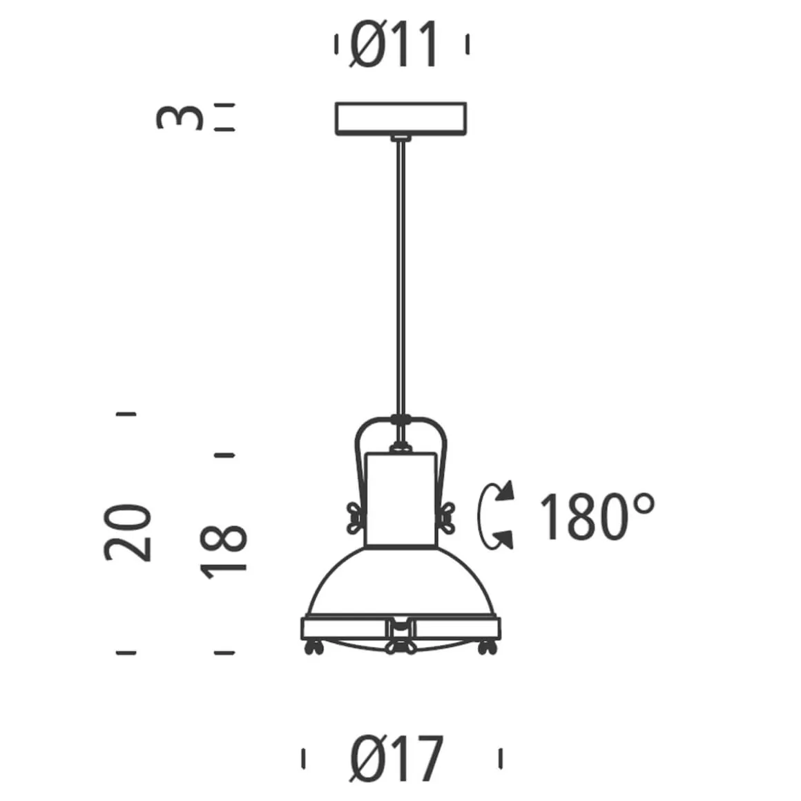 Nemo Projecteur 165 Sospensione, Rückläufer