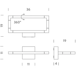 Nemo Spigolo LED Parete