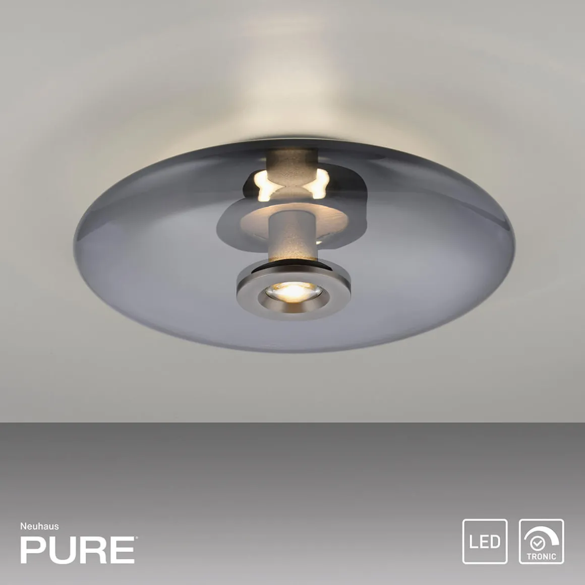 Neuhaus PURE by Paul Neuhaus PURE Vitrum LED Deckenleuchte