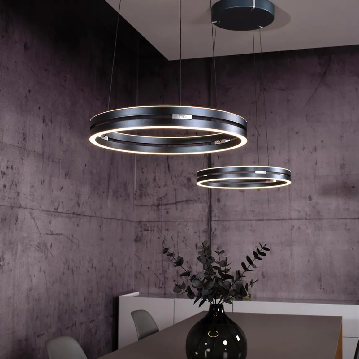 Neuhaus PURE by Paul Neuhaus PURE E-Loop LED Pendelleuchte mit e-LIFT und CCT