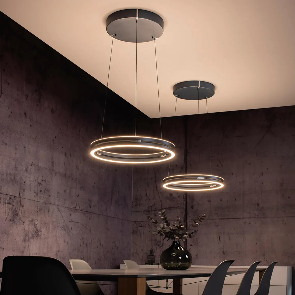 Neuhaus PURE by Paul Neuhaus PURE E-Loop LED Pendelleuchte mit e-LIFT und CCT