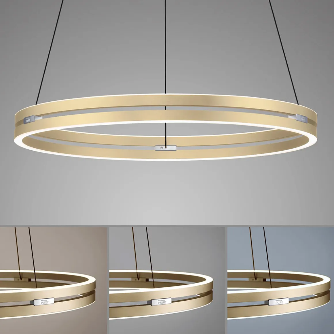 Neuhaus PURE by Paul Neuhaus PURE E-Loop LED Pendelleuchte mit e-LIFT und CCT