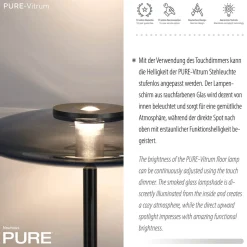 Neuhaus PURE by Paul Neuhaus PURE Vitrum LED Stehleuchte