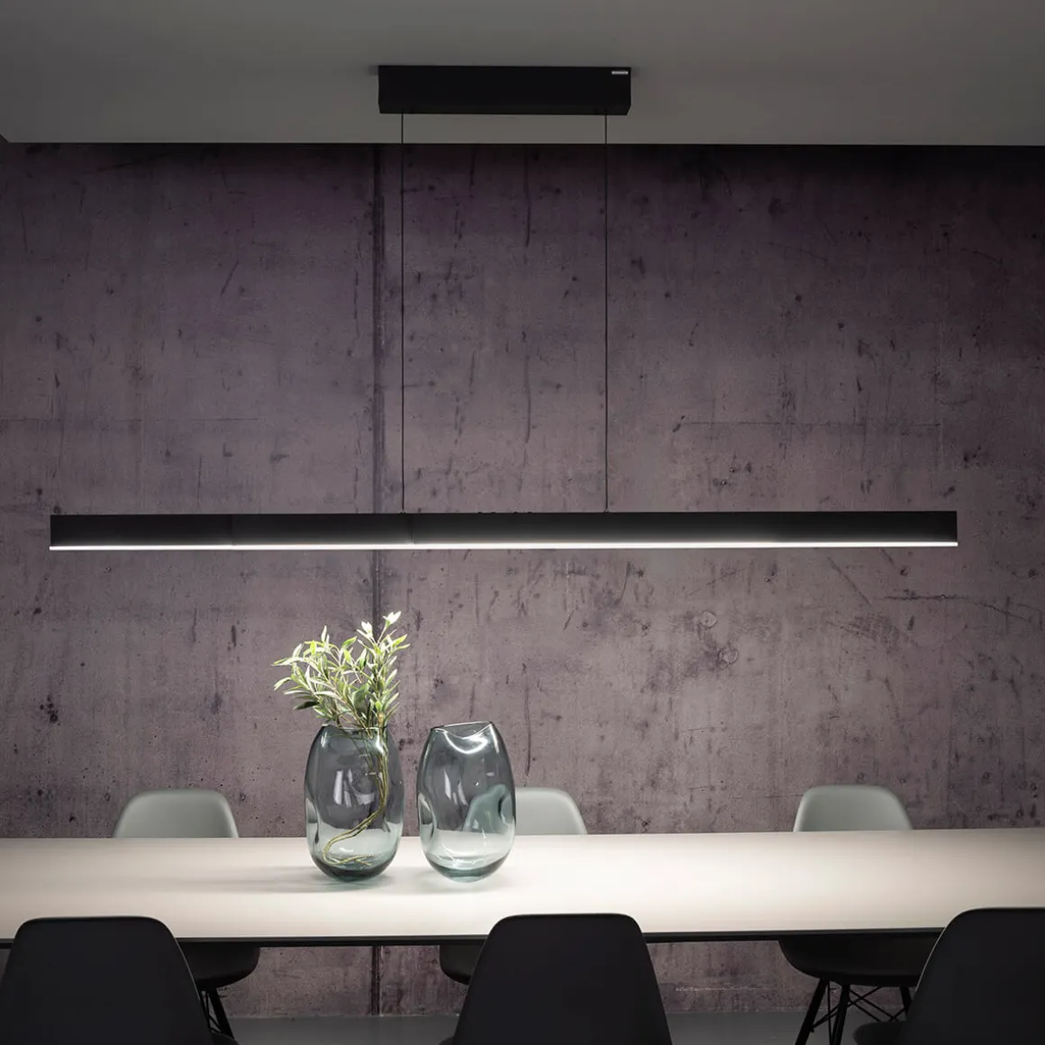 Neuhaus PURE by Paul Neuhaus PURE Moto-Rise LED Pendelleuchte mit e-SLIDE, e-LIFT und CCT