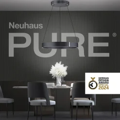Neuhaus PURE by Paul Neuhaus PURE E-Clipse LED Pendelleuchte mit e-LIFT und CCT