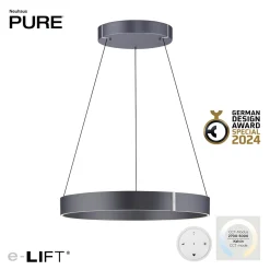 Neuhaus PURE by Paul Neuhaus PURE E-Clipse LED Pendelleuchte mit e-LIFT und CCT