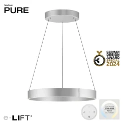 Neuhaus PURE by Paul Neuhaus PURE E-Clipse LED Pendelleuchte mit e-LIFT und CCT
