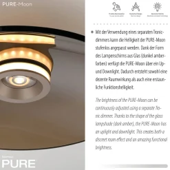 Neuhaus PURE by Paul Neuhaus PURE Moon LED Deckenleuchte