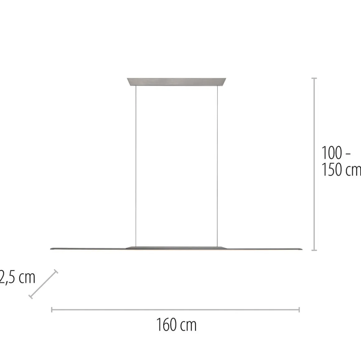 Neuhaus PURE by Paul Neuhaus PURE Surface LED Pendelleuchte