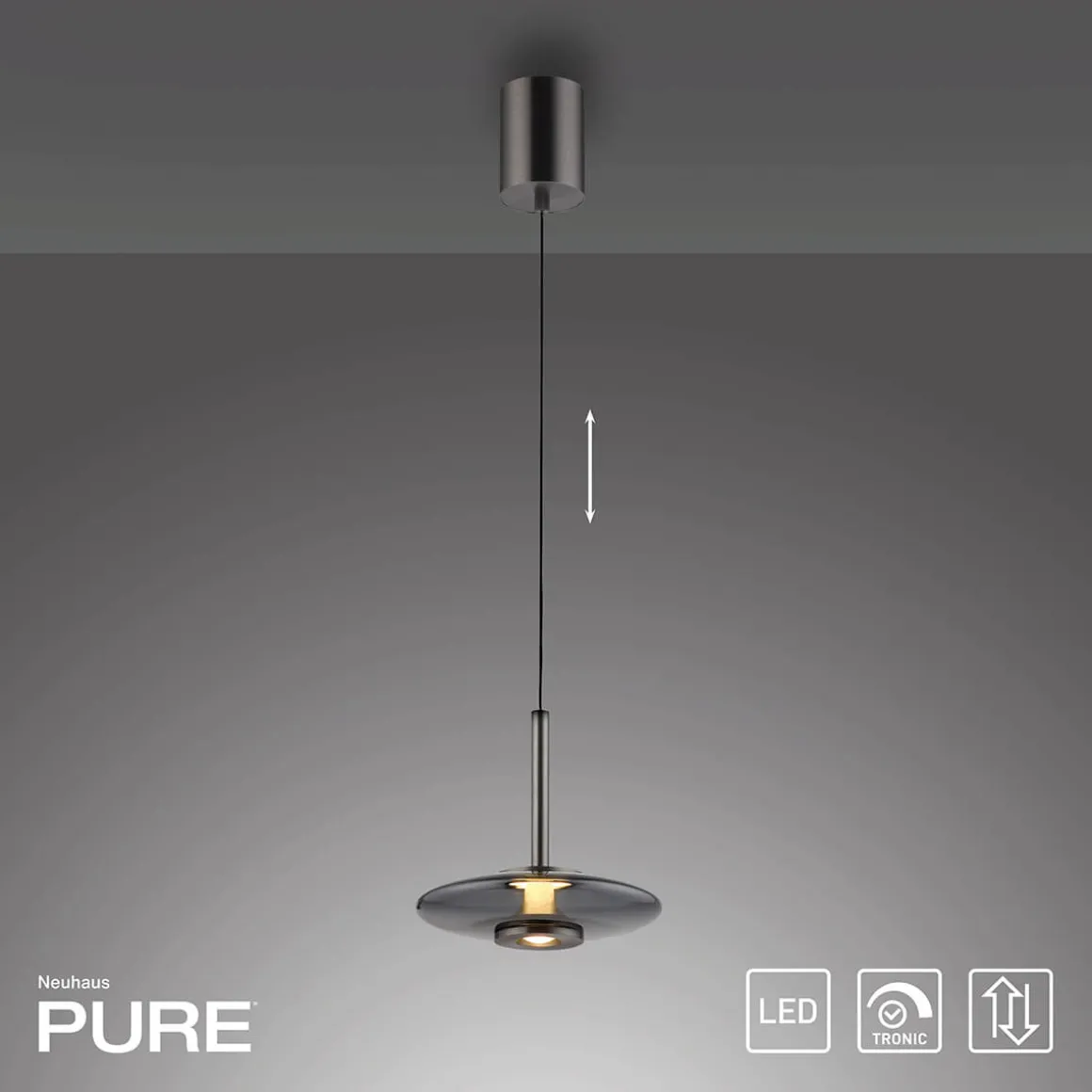 Neuhaus PURE by Paul Neuhaus PURE Vitrum LED Pendelleuchte