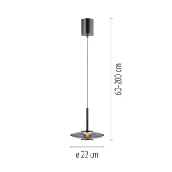 Neuhaus PURE by Paul Neuhaus PURE Vitrum LED Pendelleuchte