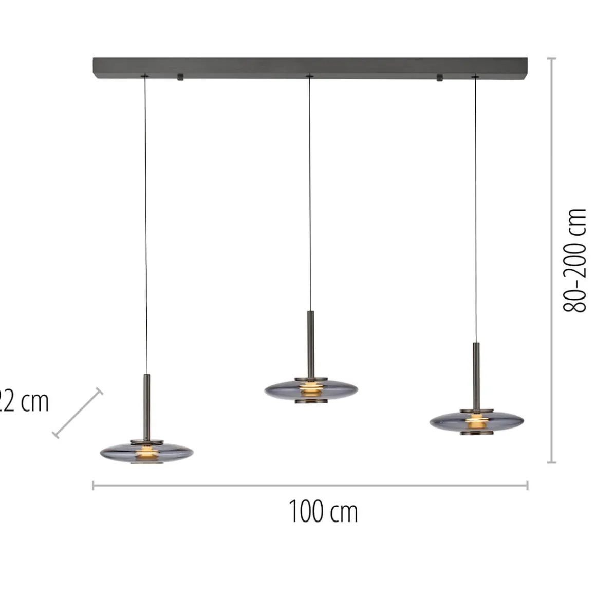 Neuhaus PURE by Paul Neuhaus PURE Vitrum LED Pendelleuchte