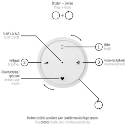 Neuhaus PURE by Paul Neuhaus PURE E-Motion LED Pendelleuchte mit e-LIFT und CCT