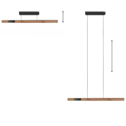 Neuhaus PURE by Paul Neuhaus PURE Moto-Rise LED Pendelleuchte mit e-SLIDE, e-LIFT und CCT, Rückläufer