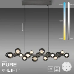 Neuhaus PURE by Paul Neuhaus PURE E-Popup LED Pendelleuchte mit e-LIFT und CCT