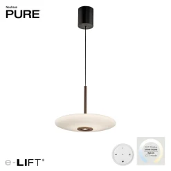 Neuhaus PURE by Paul Neuhaus PURE E-Vitrum LED Pendelleuchte mit e-LIFT und CCT