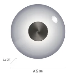 Neuhaus PURE by Paul Neuhaus PURE Vitrum LED Wand- / Deckenleuchte