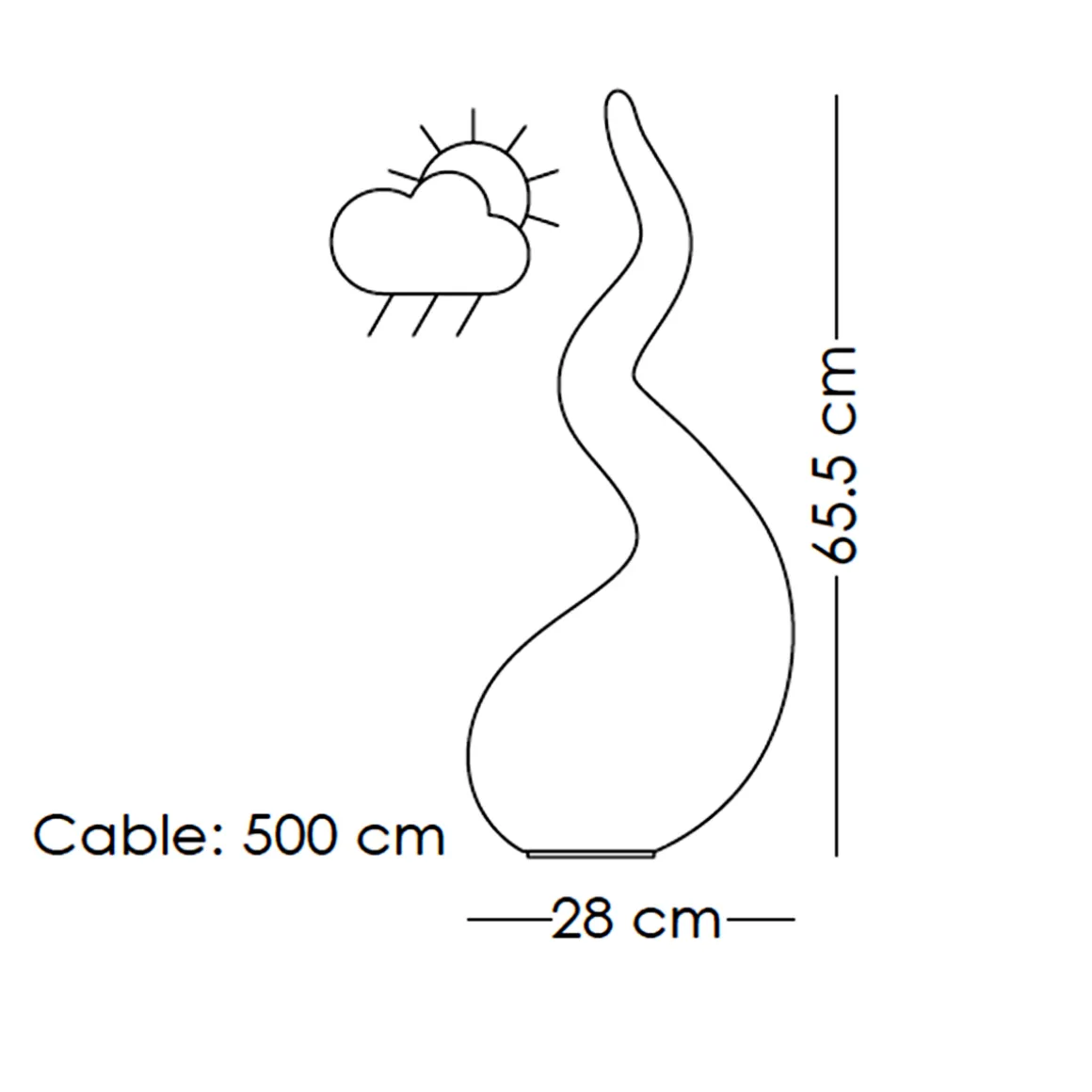 next Alien easy Outdoor Steh- / Tischleuchte