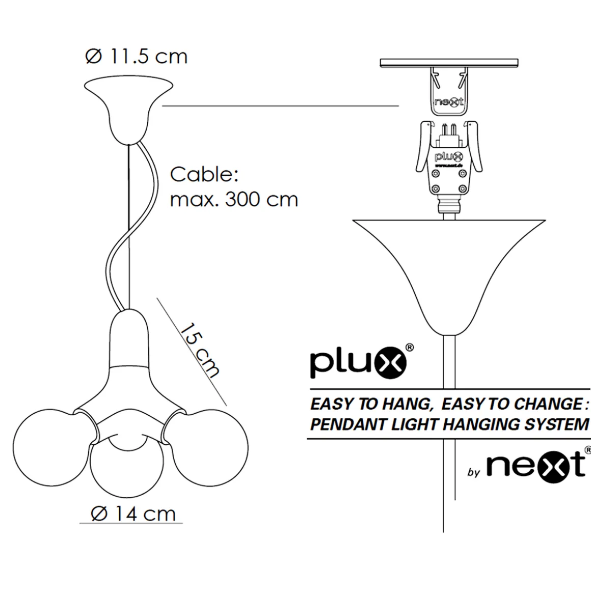 next DNA Single Pendelleuchte