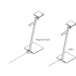 Nimbus Roxxane Leggera 52 CL LED Akkutischleuchte, mit Magnetic Dock