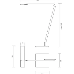 Nimbus Roxxane Office LED Tischleuchte