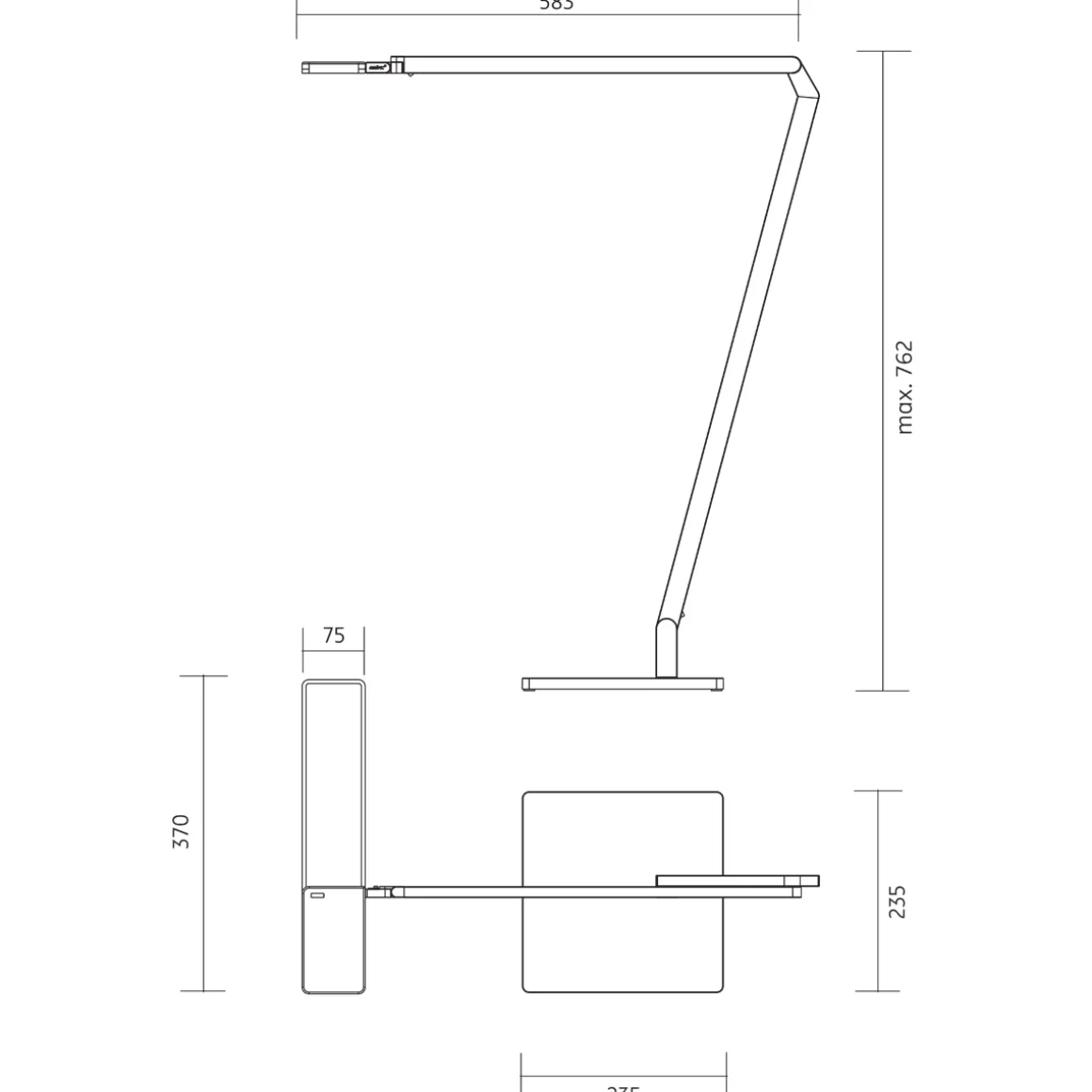 Nimbus Roxxane Office LED Tischleuchte