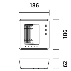 Nimbus Winglet Basket Charger für bis zu 5 Winglet CL