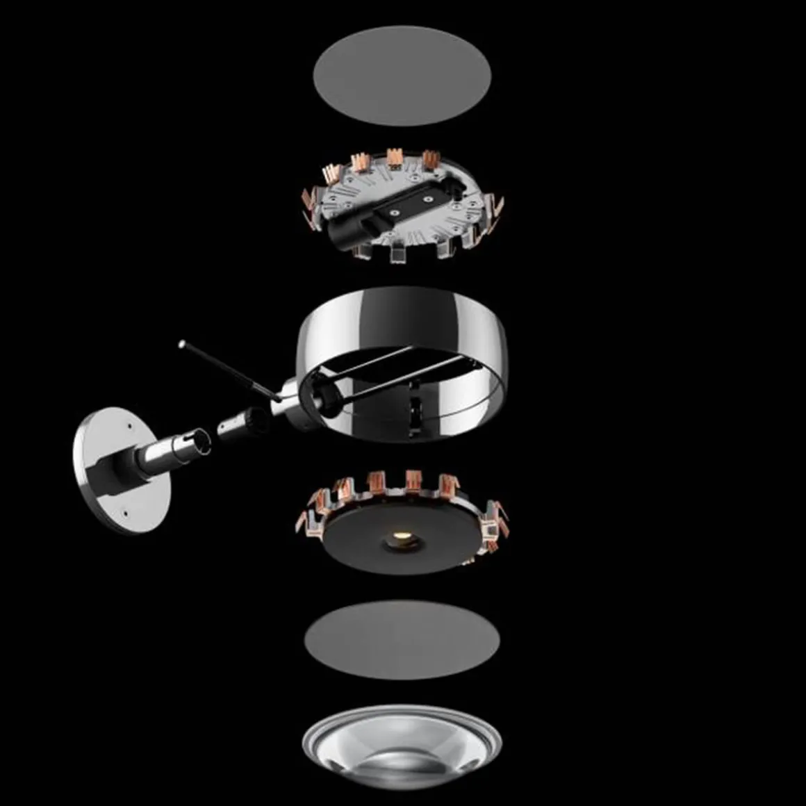 Occhio clipLED Modul Sento, 2700 K, dimmbar
