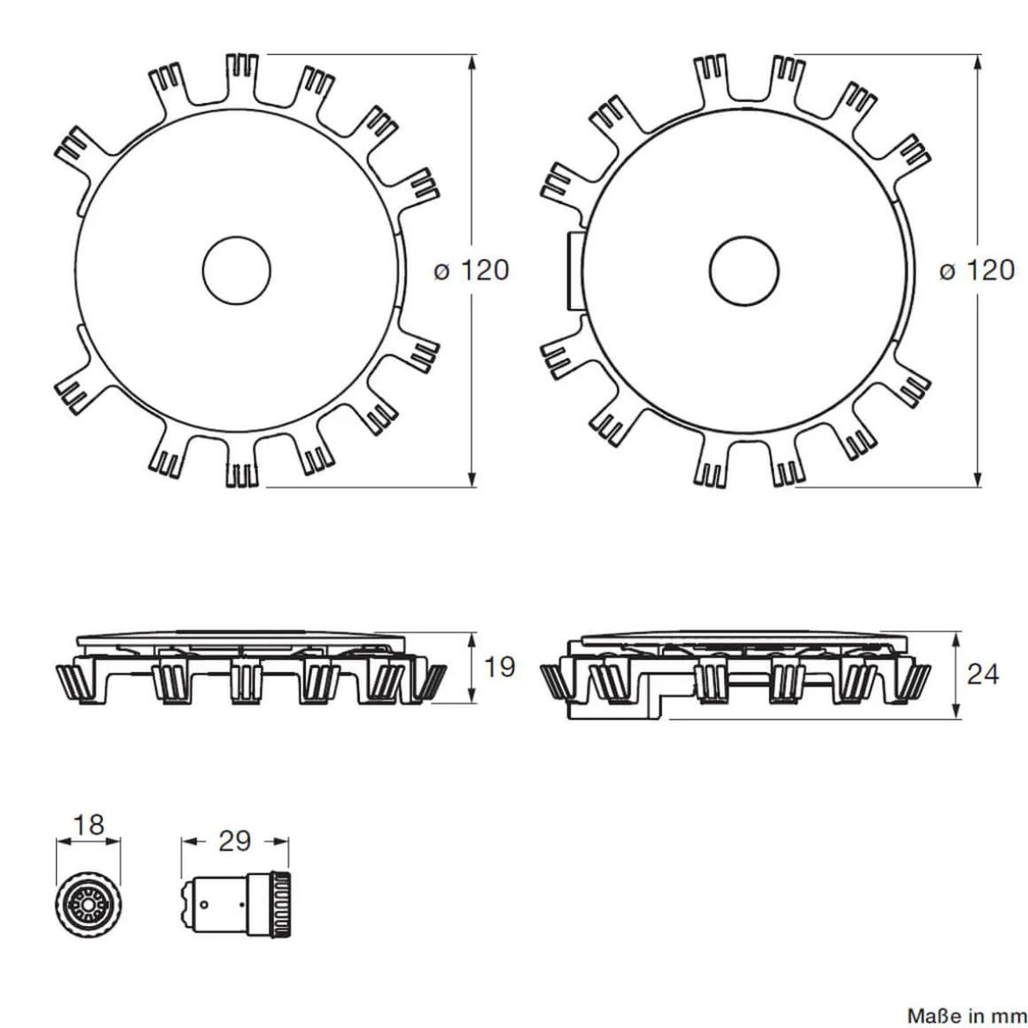 Occhio clipLED Modul Sento, 2700 K, dimmbar