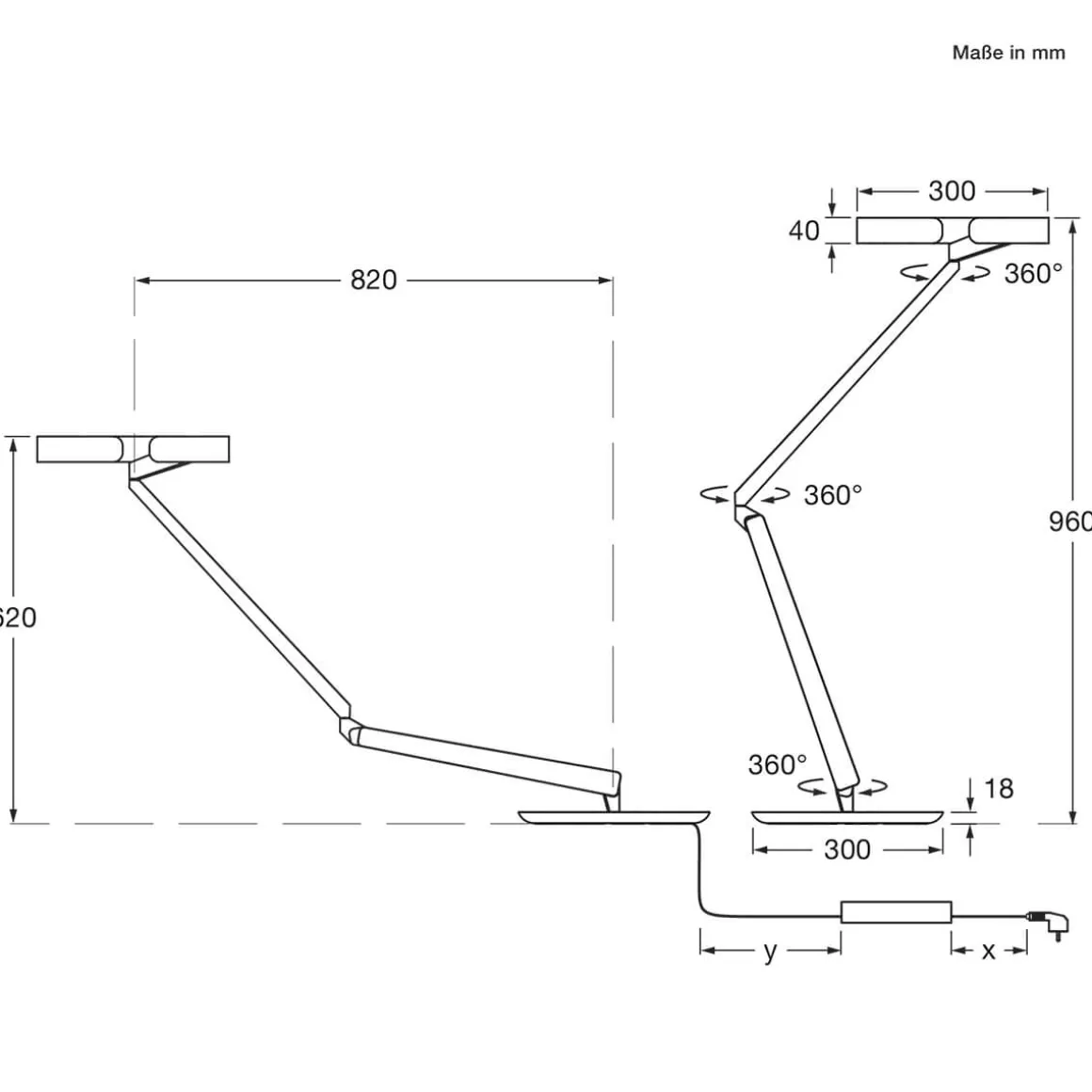 Occhio Gioia equilibrio "air" Tischleuchte