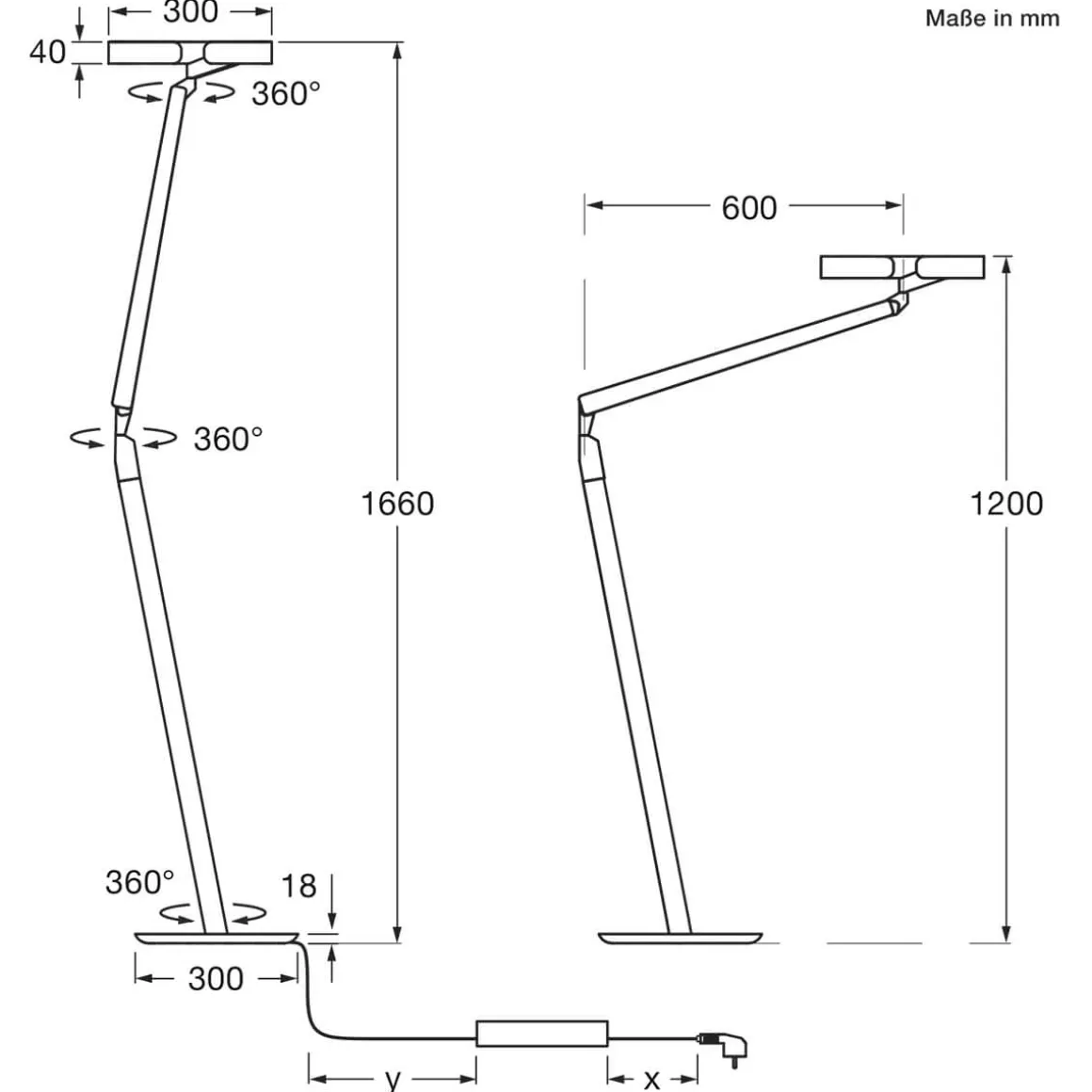 Occhio Gioia lettura "air" LED Leseleuchte