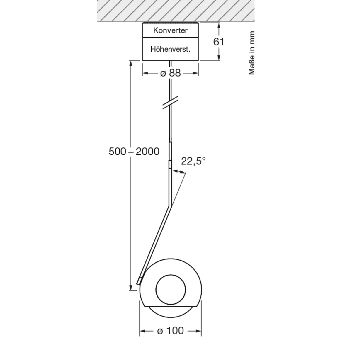 Occhio io 3d sospeso var up C LED Pendelleuchte, 3000 K, variabel