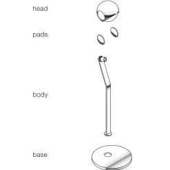 Occhio io 3d tavolo C Tischleuchte, 3000 K