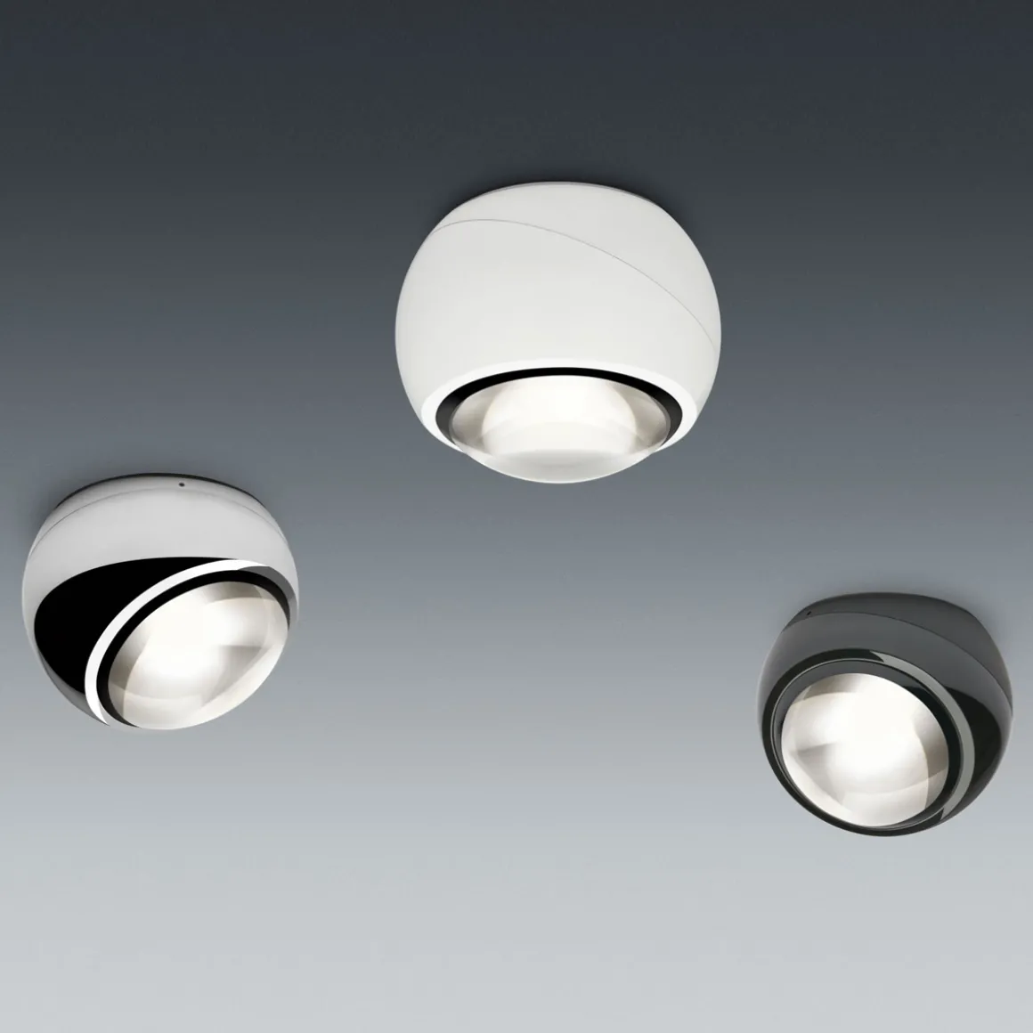 Occhio io giro Volt C LED Deckenstrahler, 3000 K